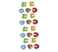 ibasenice 20 Piezas Topes De Puerta De Seguridad Para Bebés Cojín De La Puerta Del Dedo Del Bebé Pellizco De Dedo Puerta a Prueba De Niños Eva Puerta Del Auto Puerta De Animales Niño Pequeño