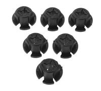 ibasenice 20 Soportes de Fijación para Radar de Coche Compatibles, Civic y Crv, Clips Automotrices Negros para Parachoques Trasero, Juego de 20 Piezas para Montaje Seguro Taladro