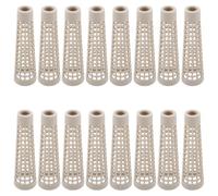 ibasenice 20 Unidades Bobinas de Plástico para Hilo Diseño de Malla para Teñido y Vapor, Forma Cónica en Torre, Evita Enredos y Mantiene Suavidad del Hilo en Procesos Textiles