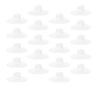 ibasenice 20 Ventosas para Cables Diseño Plano y Clip Abierto, Base de Succión Fuerte de Silicona para Organización Fácil en Cocina y Baño
