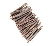 ibasenice 200g Palitos de Manzana para Masticar Juguetes de Madera para Conejos Hámsteres Chinchillas y Otros Animales Pequeños Accesorios para Morder Dientes Jaula