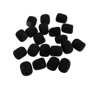 ibasenice 20piezas Fundas de Esponja para Micrófonos de Algodón Anti-spray Protectores de Esponja para Estudios de Grabación y Presentaciones