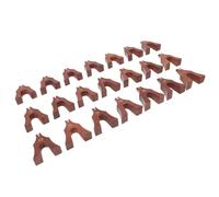 ibasenice 21 Piezas Puente Guzheng De Madera Pardo Ruda Materiales De Guzheng Sencillos Para Practicar Casa