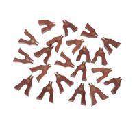 ibasenice 21piezas Puentes De Madera Para Guzheng Soporte De Vigas Accesorios De Repuesto Pardo Madera Duradera Para Instrumentos Musicales