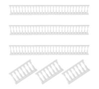 ibasenice 24 Piezas de Cerca Miniatura de Resina para Bricolaje Valla para Jardín de Hadas Accesorio para Casas de Muñecas Adecuado para Proyectos de Mesa de Arena y Dioramas Creativos