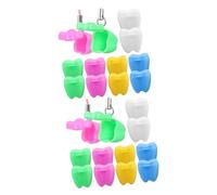 ibasenice 24piezas Cajitas De De Dientes De Para Preservar y Almacenar Los Primeros Dientes De Hijo Para Recuerdos