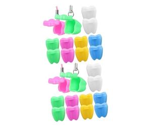 ibasenice 24piezas Cajitas De De Dientes De Para Preservar y Almacenar Los Primeros Dientes De Hijo Para Recuerdos