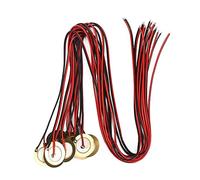 ibasenice 24piezas Pickup De Aleación Para Guitarra Preamp De Bobina De Para Instrumentos Acústicos Ukulele Banjo y Violín Rojo