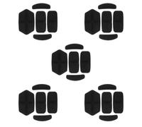 ibasenice 25 Piezas Almohadilla Interior de Espuma Autoadhesiva para Casco Negro, Acolchado Cómodo que Previene Sudor y Ventilación para Paseos al Aire Libre y Bicicletas Eléctricas
