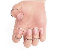 ibasenice 2juego Púas de Metal Pulgar de Guitarra Púas de Dedo Accesorios para Guitarra para Tiki Tiki y Paleta
