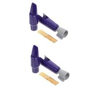 ibasenice 2juegos Accesorios Para Saxofón Boquilla Funda Protectora Para Principiantes y Músicos Compatible Saxofones Tenor y Soprano