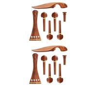 ibasenice 2juegos Accesorios Para Violín Kit Completo De Jujube Barbilla Tapa y Para Músicos y