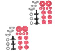 ibasenice 2juegos Conjunto De Accesorios De Reemplazo Para Platillos De Batería Almohadillas Antideslizantes De Tubos De Soporte y Accesorios De Batería