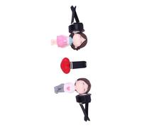 ibasenice 2juegos Difusor De Para Coche Diseño De Pareja Forma De Muñeco Ambientador De Aire Creativo Para Decoración De Coche Para San Valentín y Ocasiones Especiales