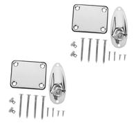 ibasenice 2juegos Placa De Conexión Para Guitarra Eléctrica Fijador De Cuerdas De Fácil Instalación Con Tornillos Accesorios Para Guitarristas