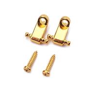 ibasenice 2juegos Soporte De Cuerdas De Guitarra Eléctrica Rodillos De Kit De Unidades Montaje Fácil Duradero y Ligero Color Dorado