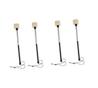 ibasenice 2pares Baquetas De Percusión De Acero Inoxidable Chic Drum Stick Para Instrumentos Musicales Accesorios Prácticos Para Desarrollo Musical Infantil y Actuaciones