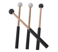 ibasenice 2pares of Tongue Drum Mallets for Marimba and Xylophone Percussion Instrument Sticks with Beautiful Design