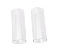ibasenice 2pieza Medium Glass Guitar Slide Durable Bottleneck for Guitar for Musicians and Beginners
