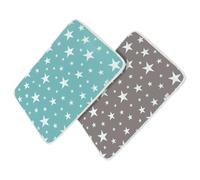 ibasenice 2piezas Almohadilla para Pañales de Almohadilla para Orinales Portátil para Bebés Cambiador de Pañales Casa Viaje Material de Algodón Cómodo y Transpirable