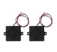 ibasenice 2piezas Altavoces de Alta Potencia Ohmios Mini con Sonido de Rango Completo Construcción Duraderos para Exhibiciones Publicitarias y Pequeños Dispositivos Electrónicos
