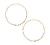 ibasenice 2piezas Atrapasueños Decorativo De Madera Natural Anillo Rústico Cuentas Para Macramé Para Decoración De Paredes Bodas y Fiestas