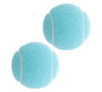 ibasenice 2piezas Balones De Tenis De Entrenamiento De Alta Elasticidad Azules para Principiantes y Interior Exterior