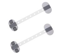 ibasenice 2piezas Bloqueo De Refrigerador Seguridad Para Puertas Candado De Gabinete Adhesivo Autoadhesivo Control De Equilibrio