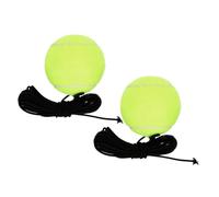 ibasenice 2Piezas Bolas de Entrenamiento de Tenis para Mascotas y Práctica Individual Alta Elasticidad para de Habilidades y Coordinación Tenis Juguete Recreativo