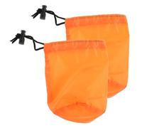 ibasenice 2piezas Bolsa de Almacenamiento para Viajes Compactas y Ligeras con Cordón Bolsa de Reutilizable Organizadora para Acampar Caminatas Bicicleta Emergencias y Protección Hogar