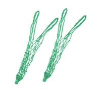 ibasenice 2piezas Bolsa De Heno Alimentación Lenta Unidades Comedero Colgante Heno Caballos Malla Nylon Ganado Accesorios