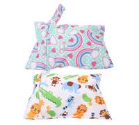 ibasenice 2piezas Bolsa De Pañales para Bebés Reutilizable Cierre De Cremallera Bolsa De Pañales para Uso Diario El Hogar Viaje