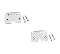 ibasenice 2piezas Box Tailpiece De Cuerdas Para Guitarra Eléctrica Con De Montaje El y Instalación Color Plateado