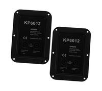 ibasenice 2piezas Cajas De Conexiones Para Altavoces Placa De Conexión Terminales y Bornes Incluye Panel Trasero Para Cableado De Altavoces De Escenario Conectores De Cable y Copa De Termina