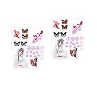 ibasenice 2piezas Calcomanías Diapasón De Guitarra Eléctrica y Diseño Ultra Sin Adhesivo Para Músicos y