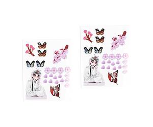 ibasenice 2piezas Calcomanías Diapasón De Guitarra Eléctrica y Diseño Ultra Sin Adhesivo Para Músicos y