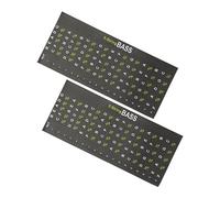 ibasenice 2piezas Calcomanías Para Guitarra Escalas De Práctica Para Principiantes y Profesionales