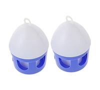 ibasenice 2piezas Caldera De Comedero Reutilizable Dispensadores De Agua para Pájaros Accesorio para Portátil De Interior Exterior