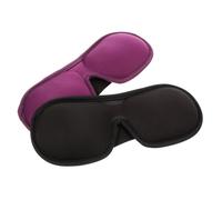 ibasenice 2piezas Capucha Ojos Antifaz para Dormir de Color Negro y Morado Antifaz de Memoria Portátil Oficina y Viajes Bloqueo de Luz para Viajes y Descansos Diurnos