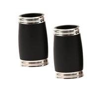 ibasenice 2piezas Clarinete Soprano Bemol De Simple Tubo Metálico De Dos Secciones Para Afinación De Sonido Para Ensayos y Conciertos