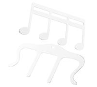 ibasenice 2piezas Clip de Música de Metal Sujetapartituras para Piano y Teclados para Libros de Música y Partituras