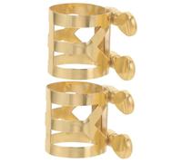 ibasenice 2piezas Clip Para Boquilla De Saxofón Accesorio Para Instrumentos De Viento Compatible Saxofones y Tenor De Instalar y Duradero