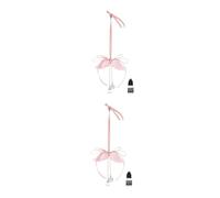 ibasenice 2piezas Colgante De Aromaterapia Alas De Ángel Para Espejo Retrovisor De Auto Decoración Elegante y Fragancia Aleatoria Para Interior De Vehículo