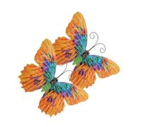 ibasenice 2piezas Colgante De De Hierro Forjado Decoración De Pared De Colgante Para Jardín Esculturas De De Pared De Metal