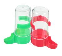 ibasenice 2piezas Comedero Bebedero para Pájaros Dispensador De Agua Bebedero para Pájaros Comedero para Jaula Accesorios para