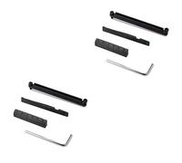 ibasenice 2piezas Conjunto De Accesorios Para Guitarra Ajustable Cejuela Inferior y Superior Para Guitarras Folk Incluye Destornillador Para Preciso