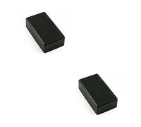 ibasenice 2piezas Cubierta De Pickup Humbucker Sellada De Cobre Para Guitarra Eléctrica Color Negro