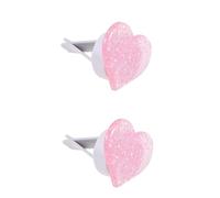 ibasenice 2piezas Difusor De Forma De Corazón Para Automóviles Ambientador Clip De Ventilación Accesorio De Fragancia Para Relajar y Decorar Tu Vehículo