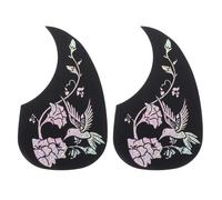 ibasenice 2piezas Golpeador Guitarra Clasica Protectores Pegatinas Adhesivo Protector Decoración Guitarra