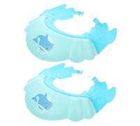 ibasenice 2piezas Gorro de Champú para Ajustable Protección para Ojos y Oídos para Baños y Duchas